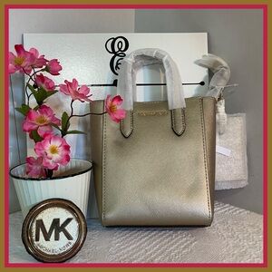 Michael Kors Metallic‎ Gold Mini Bag NWT